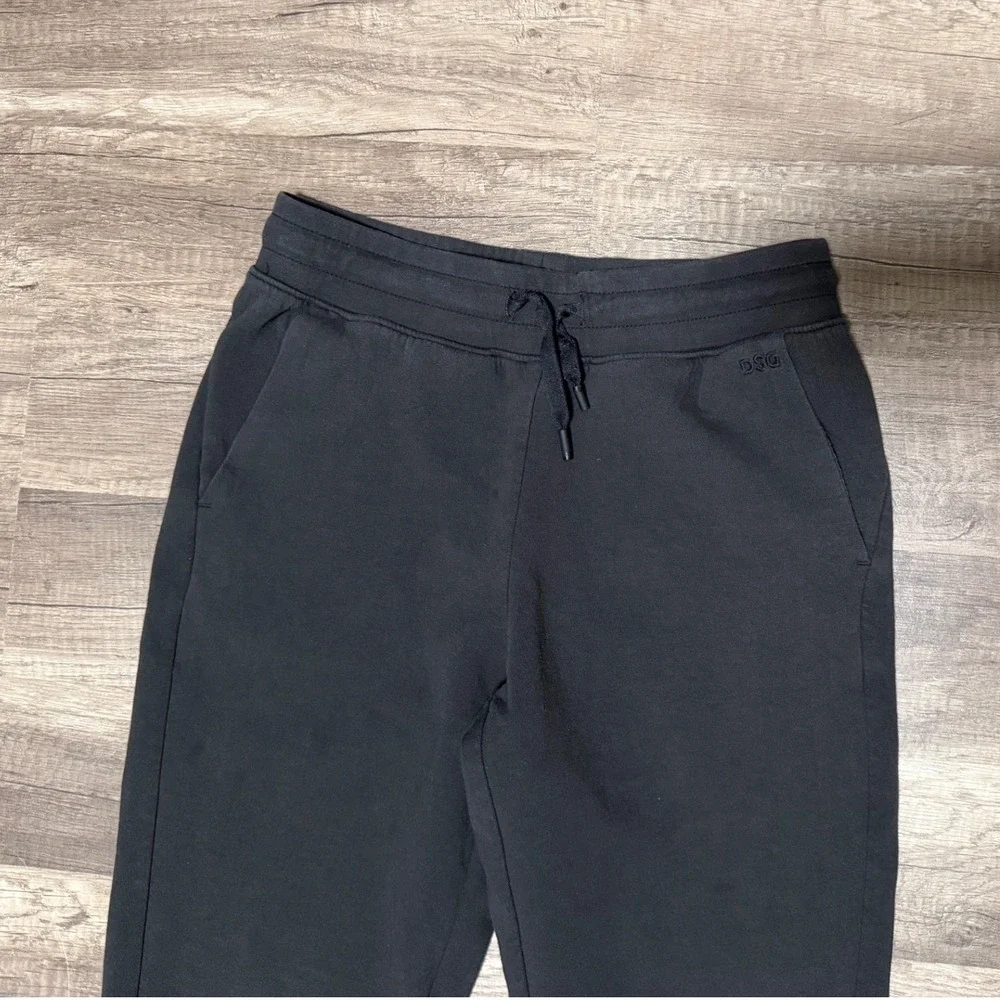 DSG Girls' Sport Black Sweatpants, Size M (10-12)